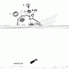 CRF450RX AC Крышка головки цилиндров