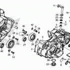 CRF450X AC Картер двигателя