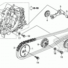 CRF110F AC Цепь ГРМ и натяжитель