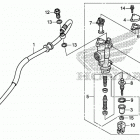 CRF450X AC Задний тормозной цилиндр