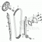 CRF450RX AC Цепь ГРМ и натяжитель