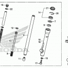 CRF110F AC Передняя вилка