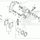 CRF150R AC Передний суппорт