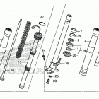 CRF1100A4 AC Передняя вилка