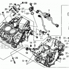 CB500X Картер двигателя