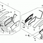 CBR1000SP 2AC Air intake duct