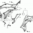 CRF250F A Капот и облицовка