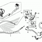 CBR1000SP 2AC Рычаги,тросы и рулевые переключатели