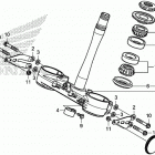 CRF450RL AC Траверса нижняя