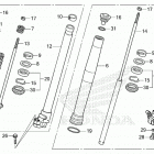 CRF300LA AC Передняя вилка