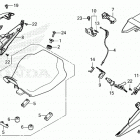 CB650RA AC Seat@rear cowl