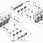 GL1800 2AC Крышка головки цилиндров