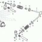 CT125A AC Распределительный вал и клапана