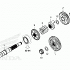 GL1800 2AC Вал ведущий