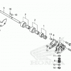 CRF450RX AC Масляный насос