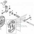 CRF110F AC Задний тормоз