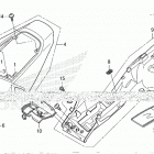 CBR600RR 6A Облицовка сидения