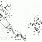 CRF300LA AC Глушитель