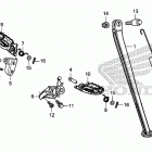 CRF450X AC Подножки