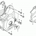 CBR300RA Крышка картера левая