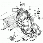 CBR500RA Крышка картера правая