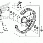CRF250F A Переднее колесо