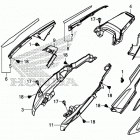 CRF1100A 3AC Боковые обтекатели