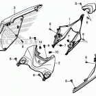 CBR1000SP 2AC Задний обтекатель