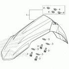 CRF450RX AC Переднее крыло