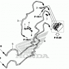 CBR1000RA Brake pipe