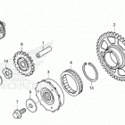 CBR600RR 6A Муфта стартера