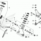 GL1800 2AC Передняя вилка