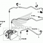 CRF250LA AC Brake pipe