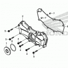 GL1800D 2AC Front engine cover