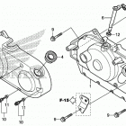 VT750C2B A Крышка картера правая