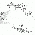 CRF250L AC Подножки