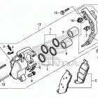 VT750C2B A Front brake caliper (1)