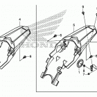 CRF110F Заднее крыло