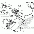 CB650RA Задний суппорт