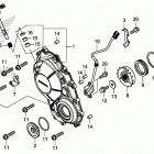 CB650RA Крышка картера правая