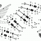 GL1800D 2AC Распределительный вал и клапана
