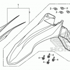CRF250L AC Переднее крыло