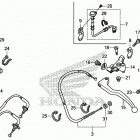 NC750X A Рычаги,тросы и рулевые переключатели