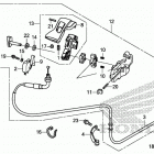 NC750XD A Parking brake lever