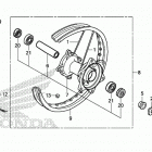 CRF250L AC Переднее колесо