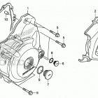 CRF250L AC Крышка картера левая