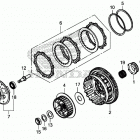CB650RA Сцепление