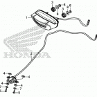 CB650RA Taillight@license light