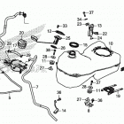 GL1800D 2AC Топливный бак