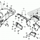 GL1800D 2AC Задний бампер